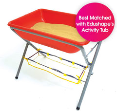 X-Stand for Activity Tub with Mesh Shelf-Baby Bath. Water & Sand Toys,Edushape Toys,Messy Play,Outdoor Sand & Water Play,Outdoor Sand Pits,Playground Equipment,Sand,Sand & Water Trays,Stock,Water & Sand Toys-Learning SPACE