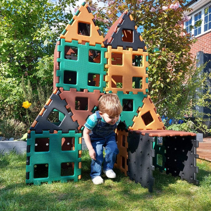 XL Polydron Natural Colours (36 Pieces), Learning SPACE