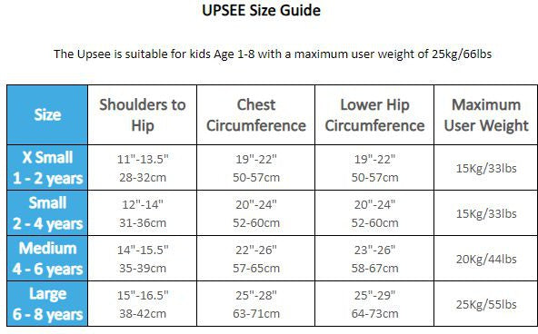 XS Green Upsee Harness Only, Learning SPACE