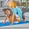 Yoga Ball Buddy with BubblePlush™ – Puppy or Penguin-Comfort Toys,Mindfulness,Movement Breaks,Plush-Learning SPACE