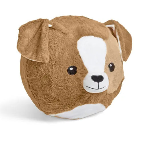 Yoga Ball Buddy with BubblePlush™ – Puppy or Penguin-Comfort Toys,Mindfulness,Movement Breaks,Plush-Puppy-96997-Learning SPACE