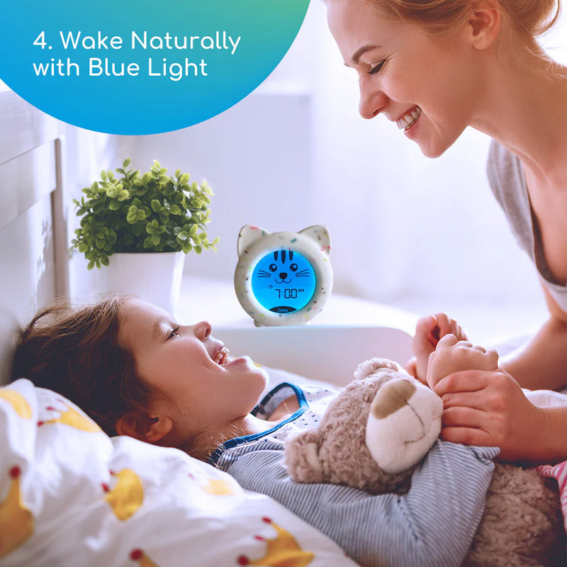 Zeepy 4 Phase Sleep Trainer Clock - Kip the Kitty, Learning SPACE