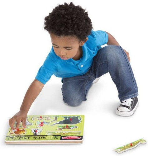 Zoo Animals Sound Puzzle - 8 Pieces, Learning SPACE