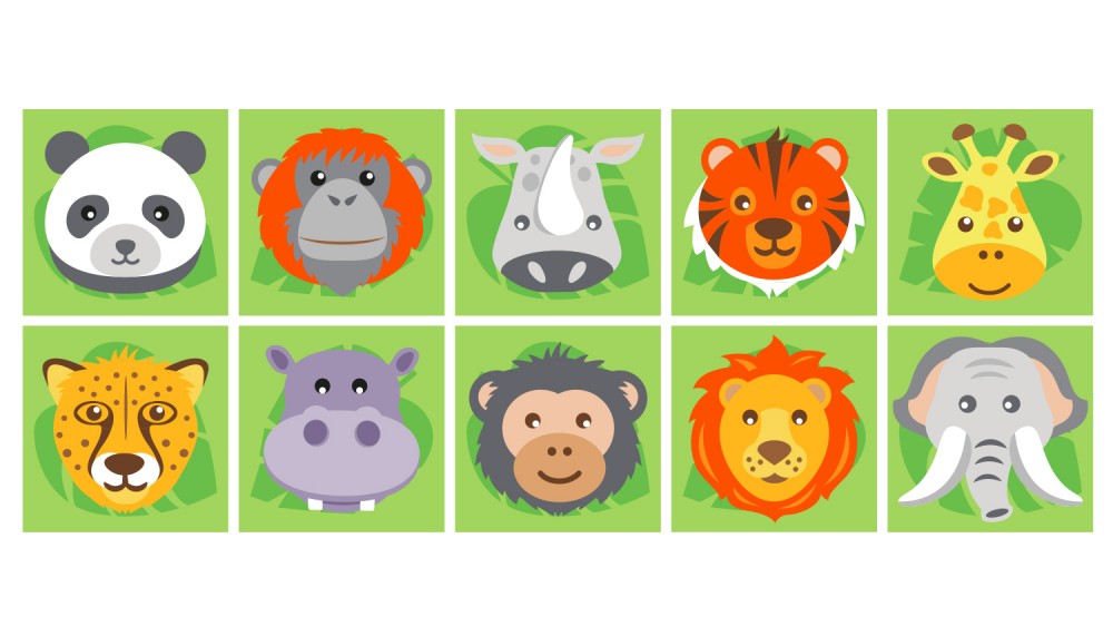 Zoo Conservation™ 30 Mini Placement Carpets with Holdall-Classroom Packs,Dropship,Kit For Kids,Mats,Mats & Rugs,Nature Sensory Room,Rugs,Sit Mats,Square,Wellbeing Furniture,World & Nature-Learning SPACE