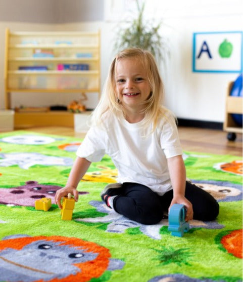 Zoo Conservation™ Large Placement Carpet 3x3m, Learning SPACE