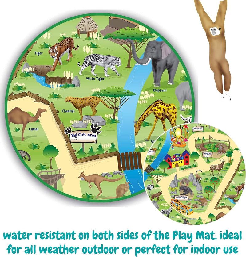 Zoo Park Play Mat (1M or 2M), Learning SPACE