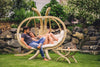 Globo Royal Double Stand-Hammock Stand-Double,Globo Furniture,Globo Swing Chair,Hammock Stand,Hanging Chair,Hanging Chair Stand,Hanging Egg Chairs,Indoor,Weatherproof,Wood,Wooden Stand-Learning SPACE