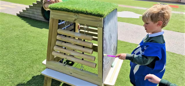 Group Music Easel - Outdoor Multi‑Instrument Station, Learning SPACE