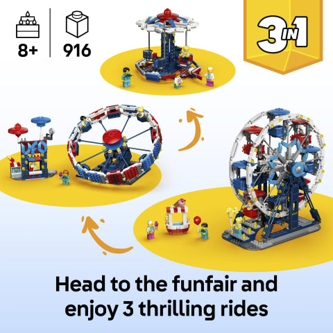LEGO® Creator (31389) 3-in-1 Iconic Ferris Wheel, Activity Toys Learning SPACE