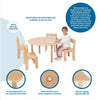 Beechwood Round Tables-Round, Table, Wooden Table--Learning SPACE