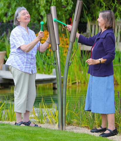 Cattails - A-Minor (Set of 6) - Sensory Garden Musical Instruments-Cerebral Palsy, Music, Outdoor Musical Instruments, Playground Equipment, Primary Music, Sensory Garden-Learning SPACE