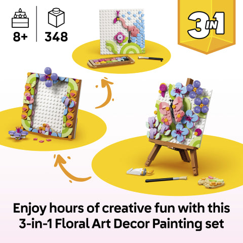 LEGO® Creator (31390) 3-in-1 Floral Art Decor Painting, Activity Toys Learning SPACE