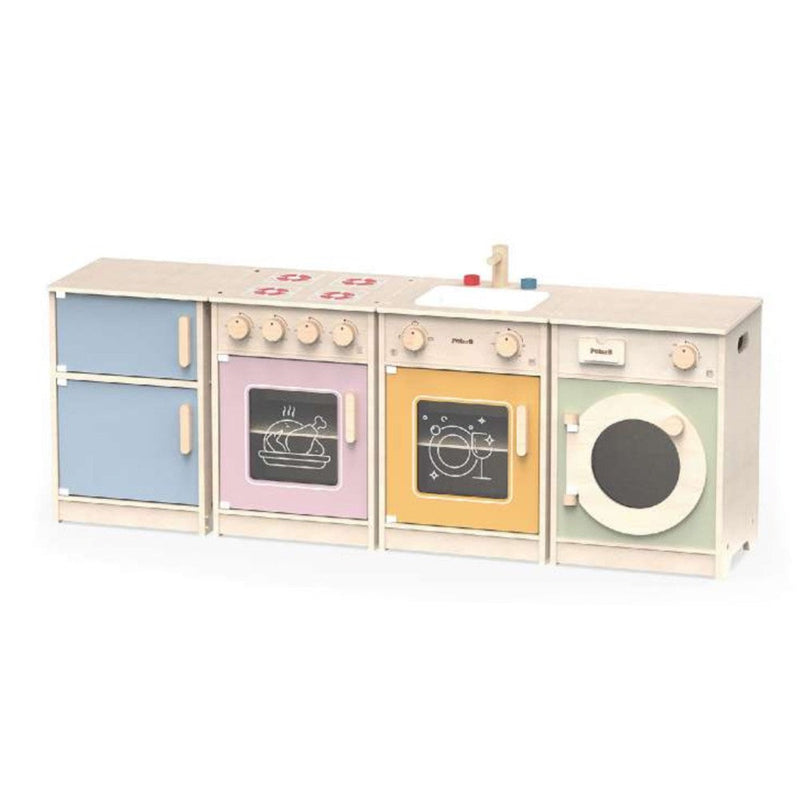 Toddler Kitchen Set, Multi-Coloured Learning SPACE