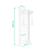 Wooden Gymnastics Wall Bars Kinder Wood - Gross Motor Aid, Learning SPACE