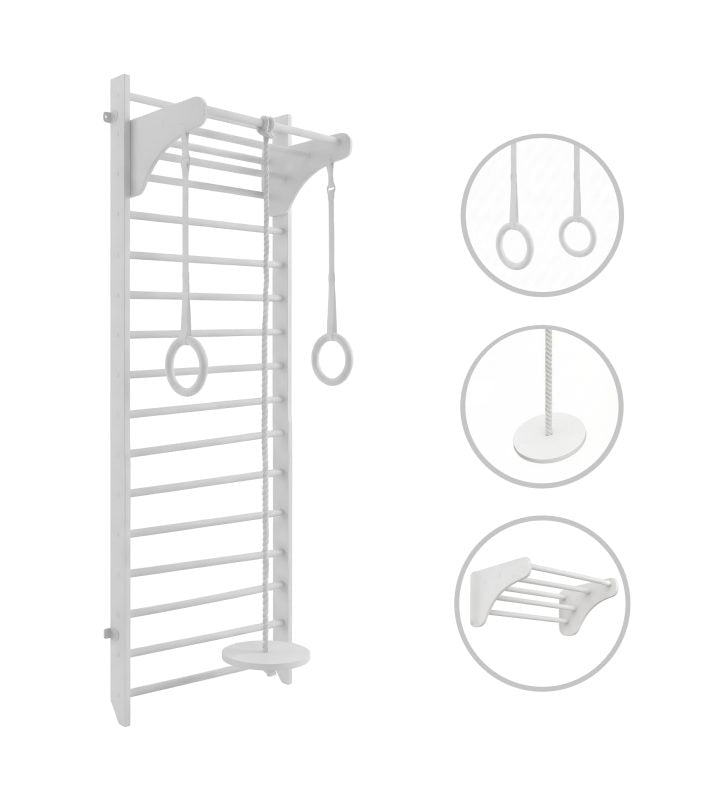 Wooden Gymnastics Wall Bars Kinder Wood - Gross Motor Aid, Learning SPACE
