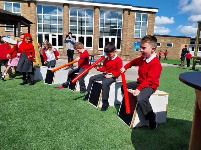 Drum Seat Playground Musical Instrument Package, Learning SPACE