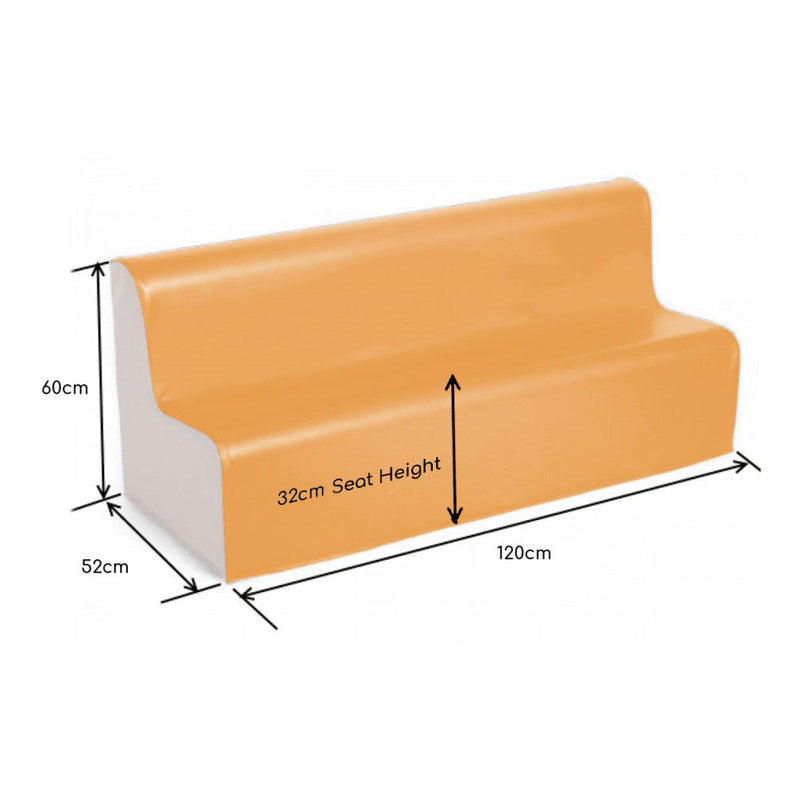 Vinyl Sofa (32CM Seat Height), Desert Learning SPACE