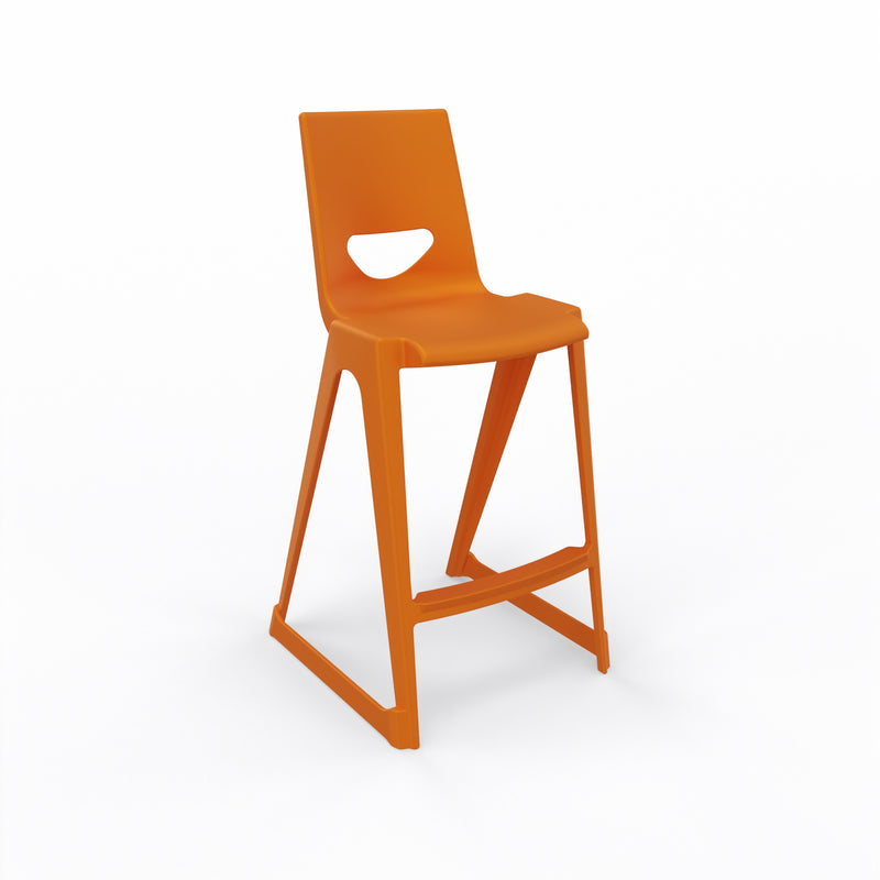 en-ONE Stackable High Chair, 610mm Mandarin Orange Learning SPACE