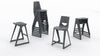 en-ONE Stackable High Chair, Learning SPACE