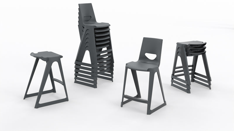 en-ONE Stackable High Chair, Learning SPACE