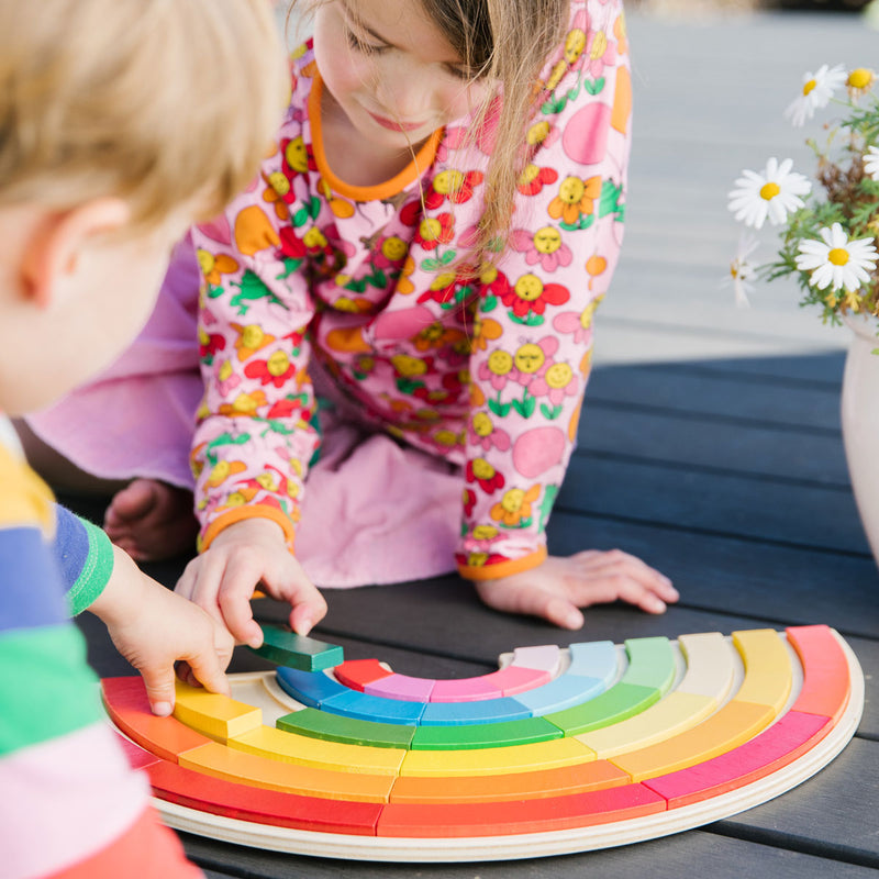 Building Rainbows Puzzle Board