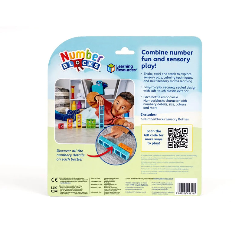 Numberblocks 1-5 Sensory Tubes, Learning SPACE