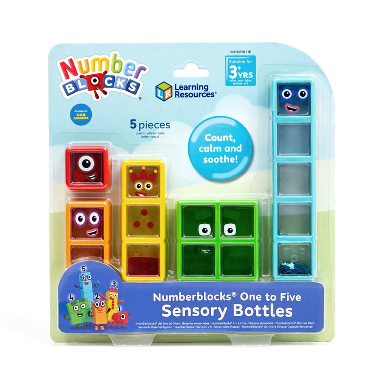 Numberblocks 1-5 Sensory Tubes, Learning SPACE