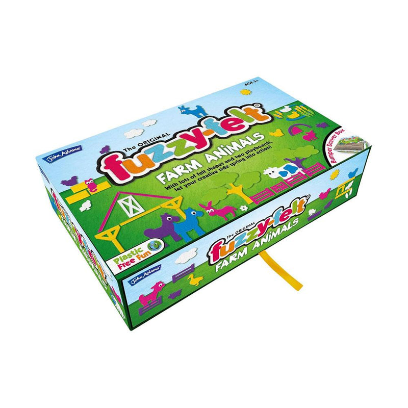 Original Fuzzy Felt Farm Animals Set, Learning SPACE