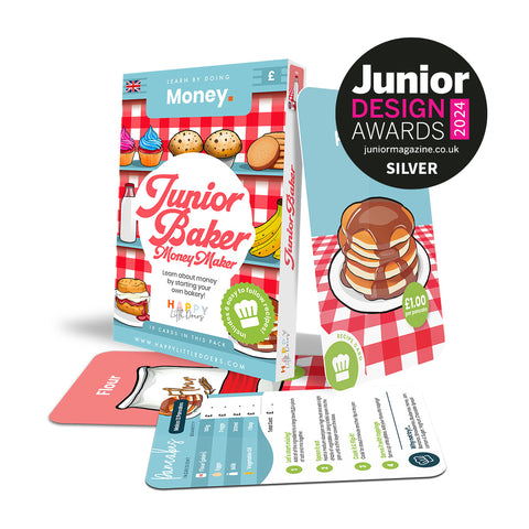 Junior Baker Money Maker Flashcards - Learn about Money-Early Years Maths,Featured,Flashcards,Happy Little Doers,Learning Activity Kits,Maths,Money,Primary Games & Toys,Primary Maths-Learning SPACE