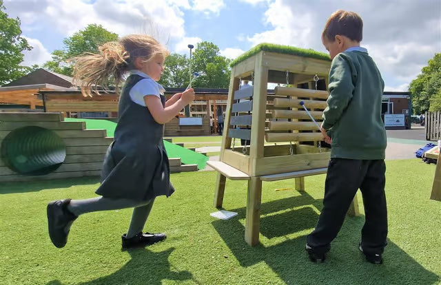Group Music Easel - Outdoor Multi‑Instrument Station, Learning SPACE