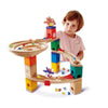 Race To The Finish Quadrilla Wooden Marble Run