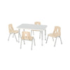 Modern Thrifty Rectangular Table - 4/6/8 Seater Options-Classroom Table, Furniture, Height Adjustable, Profile Education, Rectangular, Table, Wellbeing Furniture-Learning SPACE