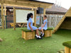 Moveable Artificial Grass-Topped Seat Package-Children's Wooden Seating,Modular Seating,Outdoor Seating,Seating,Toddler Seating-Learning SPACE