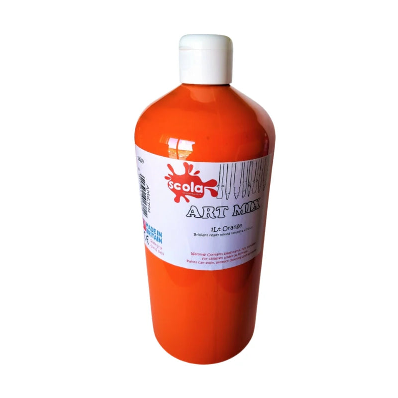 SCOLA Readymix Washable Liquid Poster Paint 1L