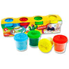 Play Dough with Mould Lid 4x140g Pots