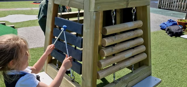 Group Music Easel - Outdoor Multi‑Instrument Station, Learning SPACE