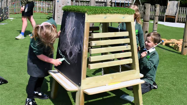 Group Music Easel - Outdoor Multi‑Instrument Station, Learning SPACE