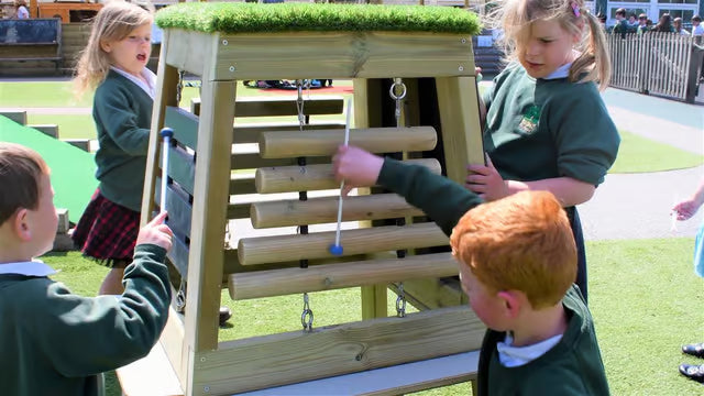 Group Music Easel - Outdoor Multi‑Instrument Station, Learning SPACE