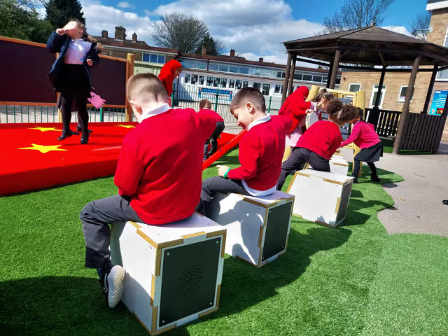 Drum Seat Playground Musical Instrument Package, Learning SPACE