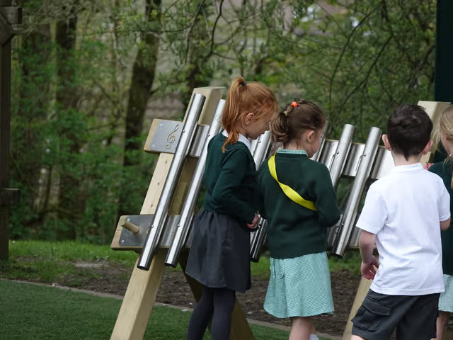 Freestanding Chimes Playground Musical Instrument, Learning SPACE