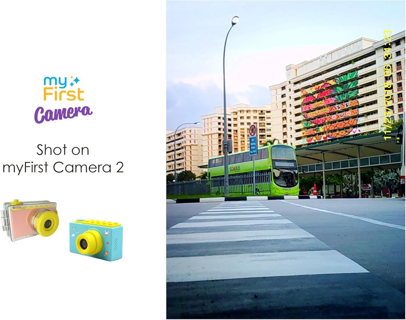 myFirst Camera 2 – Kids Underwater Camera with Shockproof Waterproof Case, Learning SPACE
