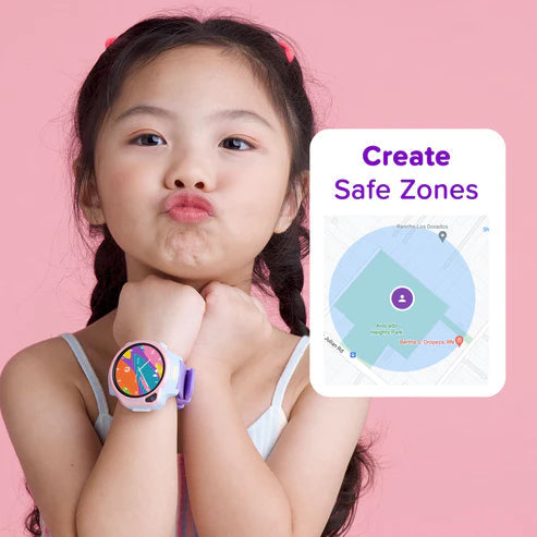 myFirst Fone S3 | 4G Kids Smart Watch with GPS & Video Calls (Square), Learning SPACE