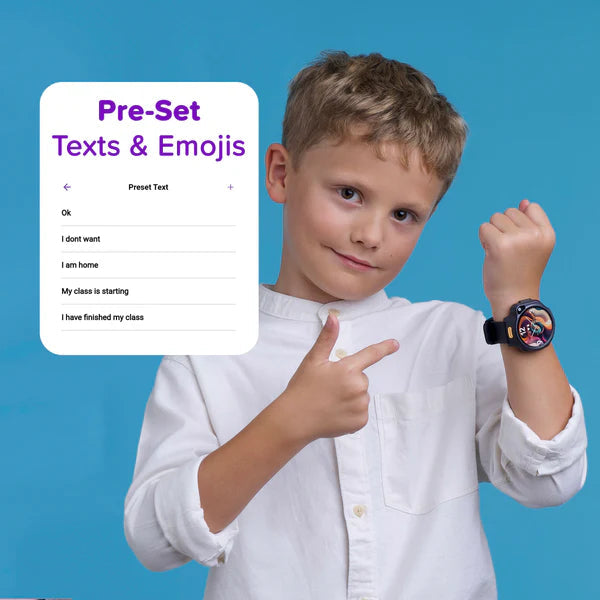 myFirst Fone S3 | 4G Kids Smart Watch with GPS & Video Calls (Square), Learning SPACE