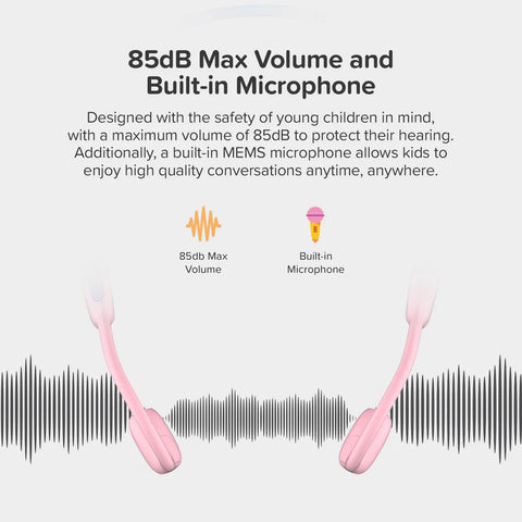 myFirst Headphones AirWaves – Safe Air Conduction Headphones for Kids-Early Years,Early Years Musical Toys,Headphones,My First Tech,Sound Equipment-Learning SPACE