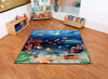 Natural World™ Double Sided 2x2m Carpet-Kit For Kids, Mats & Rugs, Nature, Nature Learning Environment, Nature Sensory Room, Rugs, Sit Mats, Square, Wellbeing Furniture, World & Nature-Learning SPACE