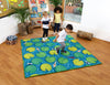 Natural World™ Double Sided 2x2m Carpet-Kit For Kids, Mats & Rugs, Nature, Nature Learning Environment, Nature Sensory Room, Rugs, Sit Mats, Square, Wellbeing Furniture, World & Nature-Learning SPACE