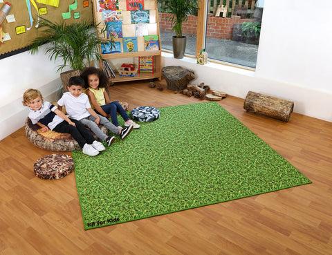 Natural World™ Double Sided 2x2m Carpet-Kit For Kids, Mats & Rugs, Nature, Nature Learning Environment, Nature Sensory Room, Rugs, Sit Mats, Square, Wellbeing Furniture, World & Nature-Learning SPACE