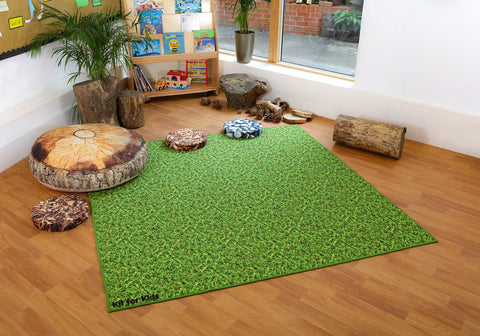 Natural World™ Double Sided 2x2m Carpet-Kit For Kids, Mats & Rugs, Nature, Nature Learning Environment, Nature Sensory Room, Rugs, Sit Mats, Square, Wellbeing Furniture, World & Nature-Learning SPACE