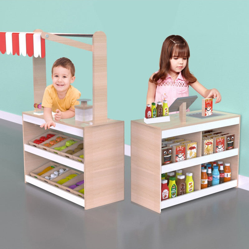 Shop & Market Place Set, Play Kitchen Learning SPACE