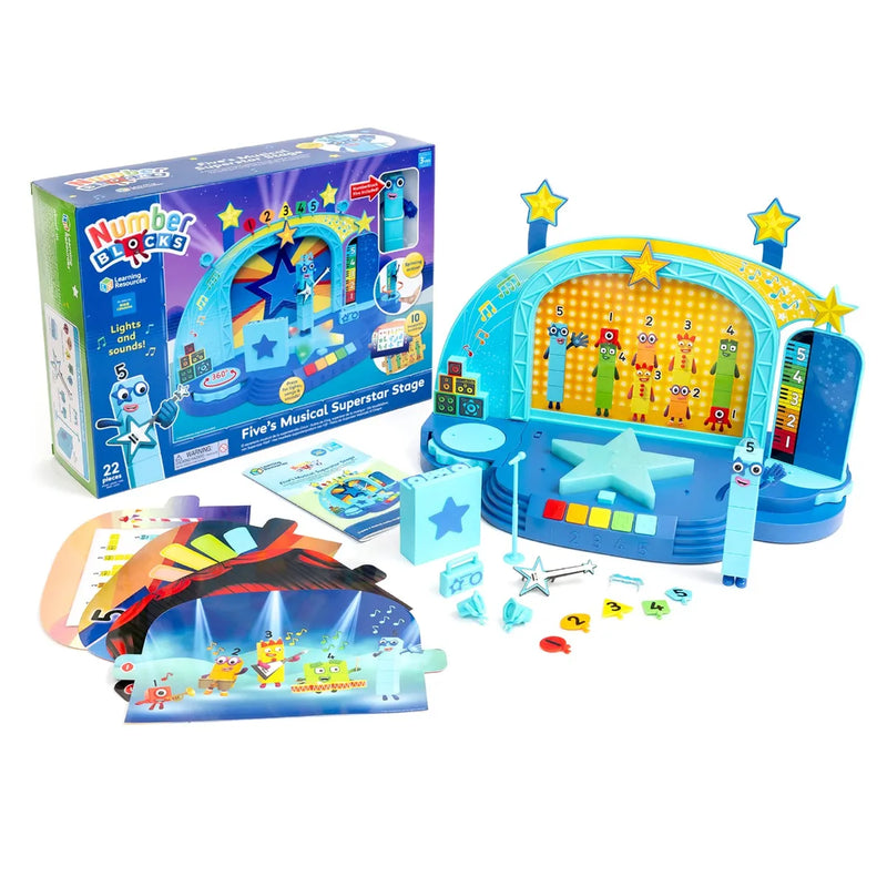 Numberblocks Five's Musical Superstar Stage, Learning SPACE